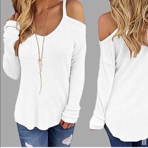 Yoins Black Peek a Boo Shoulder Long sleeve